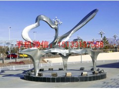 不锈钢景观艺术雕塑，广西不锈钢雕塑公司图2