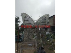 不锈钢蝴蝶雕塑，广场大型蝴蝶雕塑，马鞍山市不锈钢雕塑厂家图2