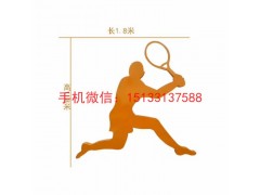 不锈钢剪影人物雕塑,体育运动人物雕塑,北京不锈钢雕塑厂家图2