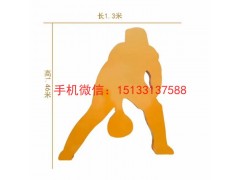不锈钢剪影人物雕塑,体育运动人物雕塑,北京不锈钢雕塑厂家图3