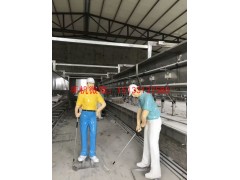 高尔夫球场人物雕塑，玻璃钢打球人物雕塑图3