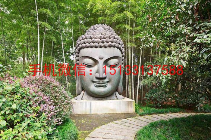 铸铜佛头雕塑 大型佛头雕塑1