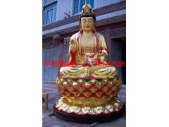 坐像铜观音佛像，铜观音佛像贴金图3