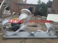 不锈钢抽象雕塑，公园不锈钢雕塑图3