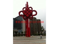 中国结不锈钢雕塑，广场不锈钢雕塑图2