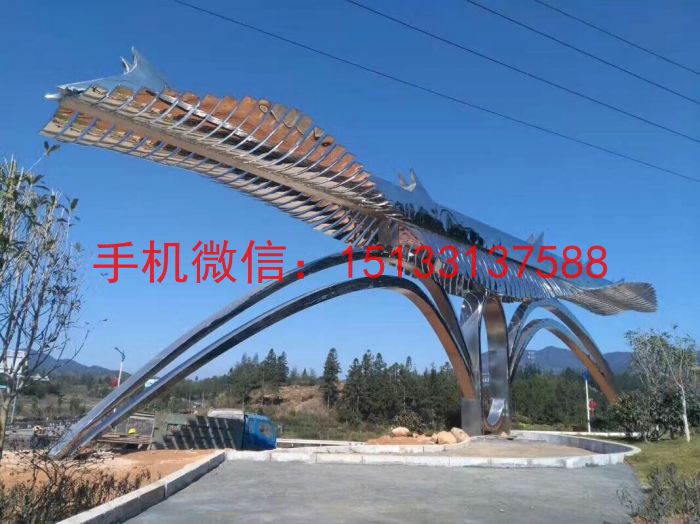 景观不锈钢雕塑,大型不锈钢雕塑