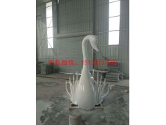 不锈钢大白鹅雕塑，不锈钢天鹅雕塑图3