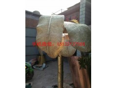 不锈钢仿真树叶雕塑，公园树叶雕塑图3