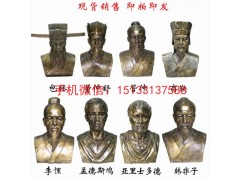 玻璃钢仿铜古代人物胸像雕塑图2