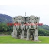 大型石雕大象雕塑