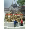 招财进宝铜币，景观铜雕塑