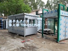 不锈钢保安亭停车场收费岗亭，停车场收费亭图图3