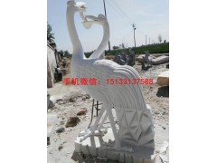 　石雕仙鹤，动物石雕，公园景观石雕图3