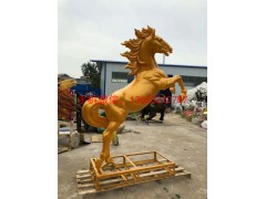 玻璃钢马，玻璃钢仿真马雕塑图2