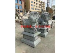 石雕狮子，动物雕塑制作厂家图3