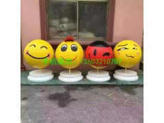 玻璃钢表情雕塑，玻璃钢仿真表情包雕塑图3