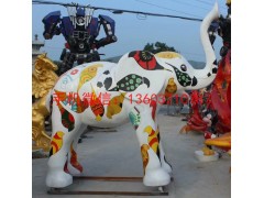 玻璃钢动物雕塑，玻璃钢彩绘雕塑图片大全图3