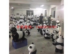 玻璃钢逼真熊猫雕塑，玻璃钢仿真雕塑图3