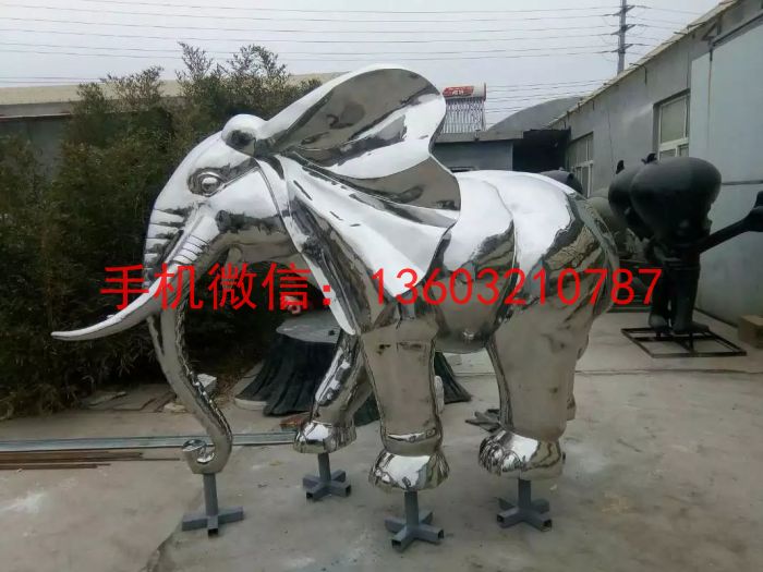 不锈钢大象 (2)