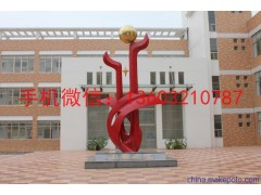 企业不锈钢景观雕塑，不锈钢雕塑厂家图2
