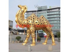 不锈钢骆驼雕塑，不锈钢雕塑厂家图3