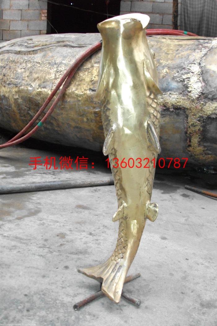 不锈钢鲤鱼雕塑