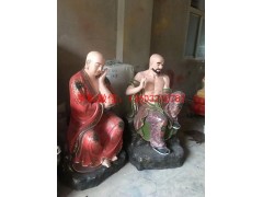 彩绘十八罗汉佛像厂家图3