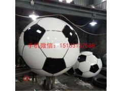 云南省不锈钢足球雕塑，校园足球雕塑厂家图3