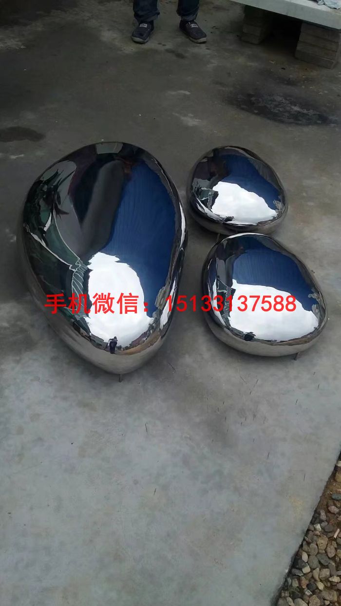 椭圆形不锈钢雕塑 镜面不锈钢雕塑5