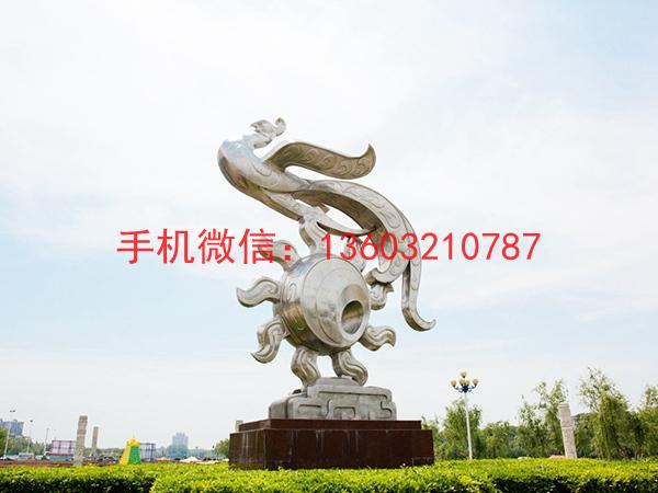 不锈钢凤凰雕塑