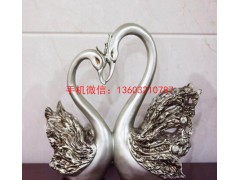 不锈钢天鹅雕塑，广西不锈钢雕塑厂家图3