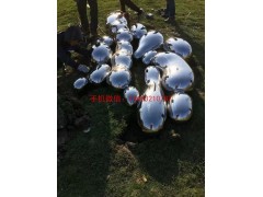 镜面水滴不锈钢雕塑，公园不锈钢雕塑图3