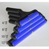 12寸全塑矽胶粘尘滚轮厂家塑料支架手柄滚轮黑塑铝柄价格