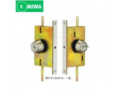 UD型日本MIWA无锁舌杆体闭锁的移门锁图2