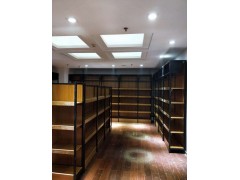 单双面钢木货架母婴店玩具货架办公文具展柜柜台图3