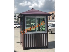 富安顺艺术彩钢扣板岗亭金属雕花板岗亭图2