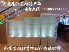 镇江展示柜-展示架-玻璃柜台-玻璃货架图3