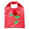 订做印刷批发创意环保可折叠袋子便携玫瑰花涤纶购物袋