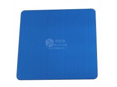 不锈钢彩色板拉丝蓝宝石不锈钢防指纹厂家生产加工304图3