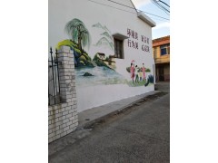 上海艺术手绘墙体写字画画图2