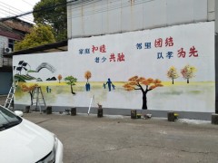 上海艺术手绘墙体写字画画图3