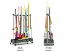 挂宝清洁储物架，洁具架，工具架，拖把架图2