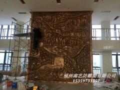 福州校园浮雕砂岩浮雕背景墙浮雕电视墙浮雕玻璃钢浮雕仿铜浮雕图2