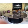 科奇大理石电动电磁炉火锅餐桌酒店家用实木圆桌椅子价格表