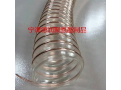 PU聚氨酯管除尘钢丝木工吸尘软管透明伸缩雕刻机工业风管图3
