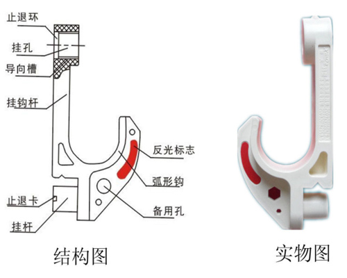 电缆挂钩结构图小