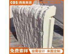 彩色GRC水泥线条异形大曲面GRC构件欧式罗马柱图2