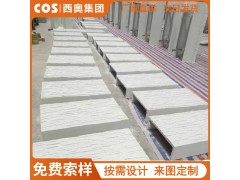 彩色GRC水泥线条异形大曲面GRC构件欧式罗马柱图3