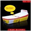 广西南宁贵州贵阳汉堡盒子免折叠板烧盒防油汉堡纸打包装纸盒子