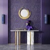 卡迪诺墙布|玄关-紫色美人
